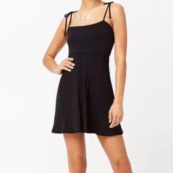 F21 black skater dress - Picture 14 of 14